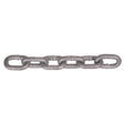 Hot-Dipped Galvanized Chains, Carbon Steel, 1/2" x 200' (60.96 m) L, Grade 40, 9200 lbs. (4.6 tons) Load Capacity
