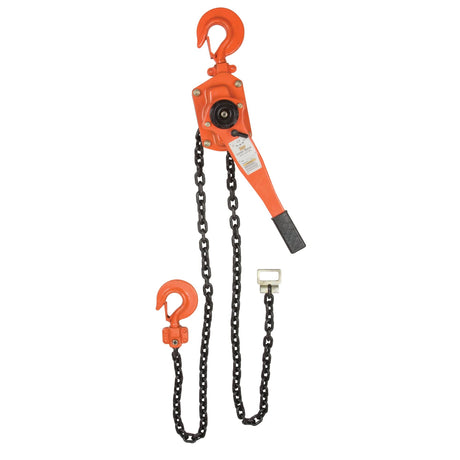 Lever Chain Hoist, 15' Lift, 6000 lbs. (3 tons) Capacity, Alloy Steel Chain