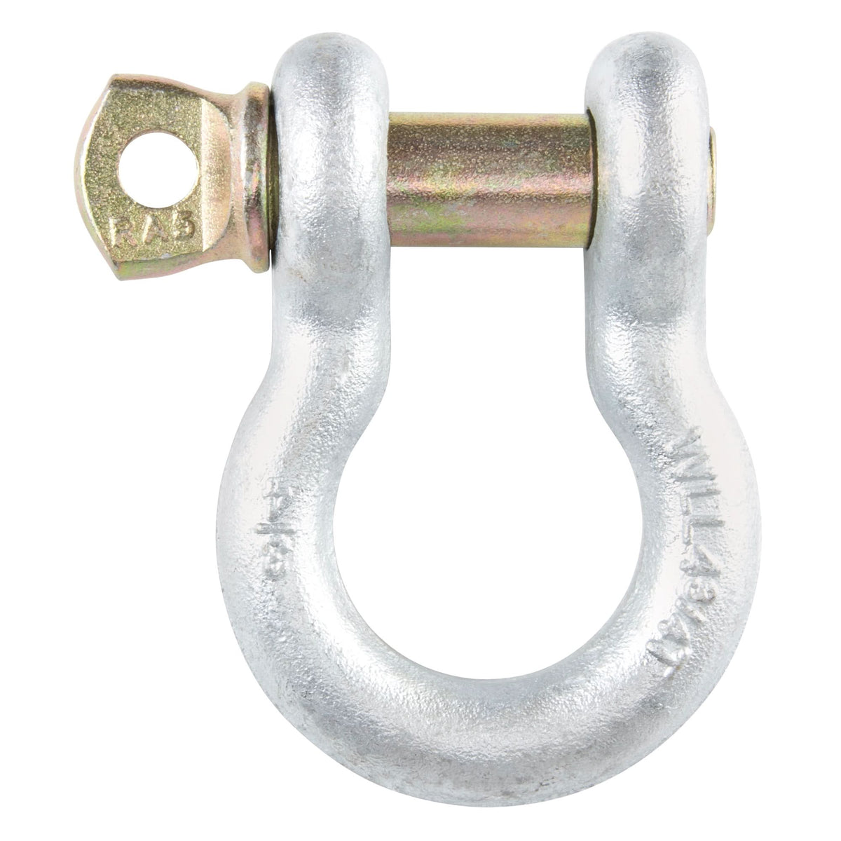 Screw Pin Anchor Shackle, 2", Screw Pin, Hot Dip Galvanized