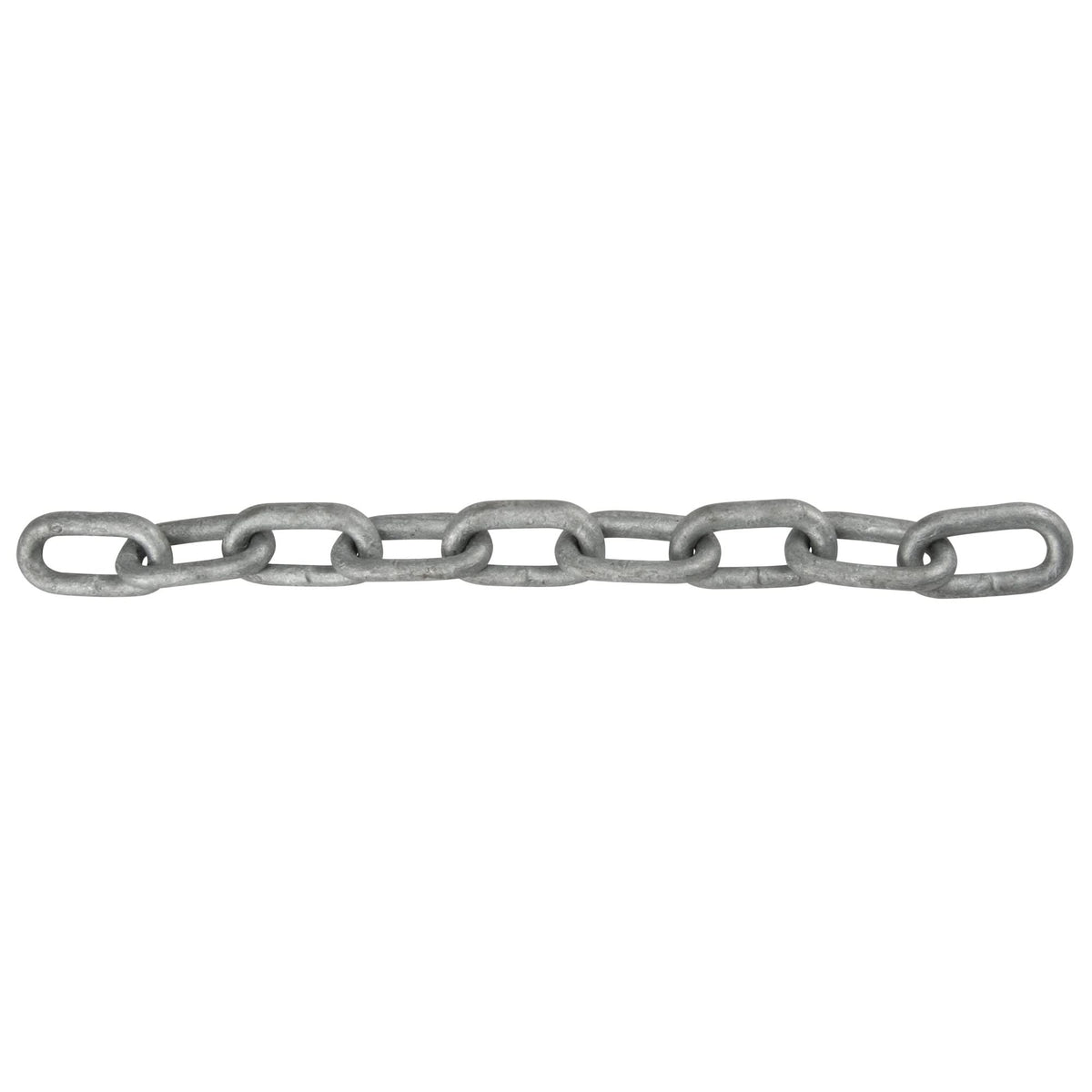 Straight Link Chain, Low Carbon Steel, 1/8" x 1000' (304.8 m) L, Grade 30, 400 lbs. (0.2 tons) Load Capacity