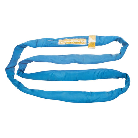 Polyester Round Sling, Blue, 4" W x 16' L, 23000 lbs. Vertical Load