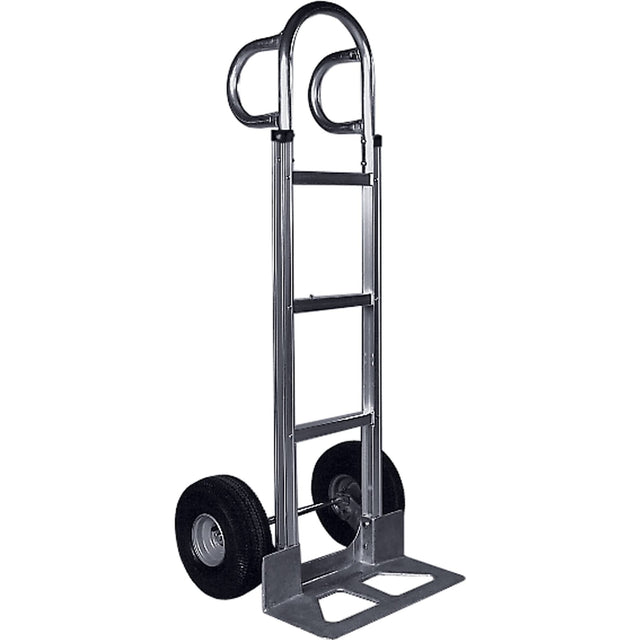 Knocked Down Hand Truck, P-Handle Handle, Aluminum, 55" Height, 500 lbs. Capacity