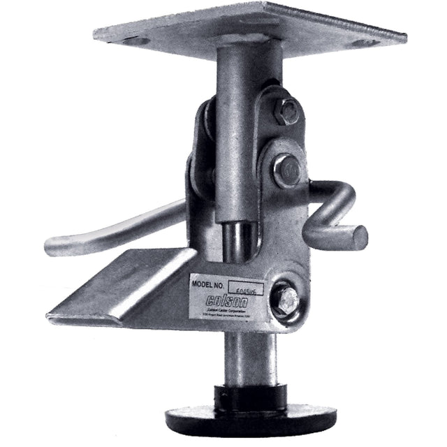 Floor Lock Brakes - Heavy-Duty, 6-7/32" Extended Height, 5-11/64" Retracted Height