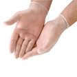 Medium Clear Vinyl Gloves - Stratosphere Distribution