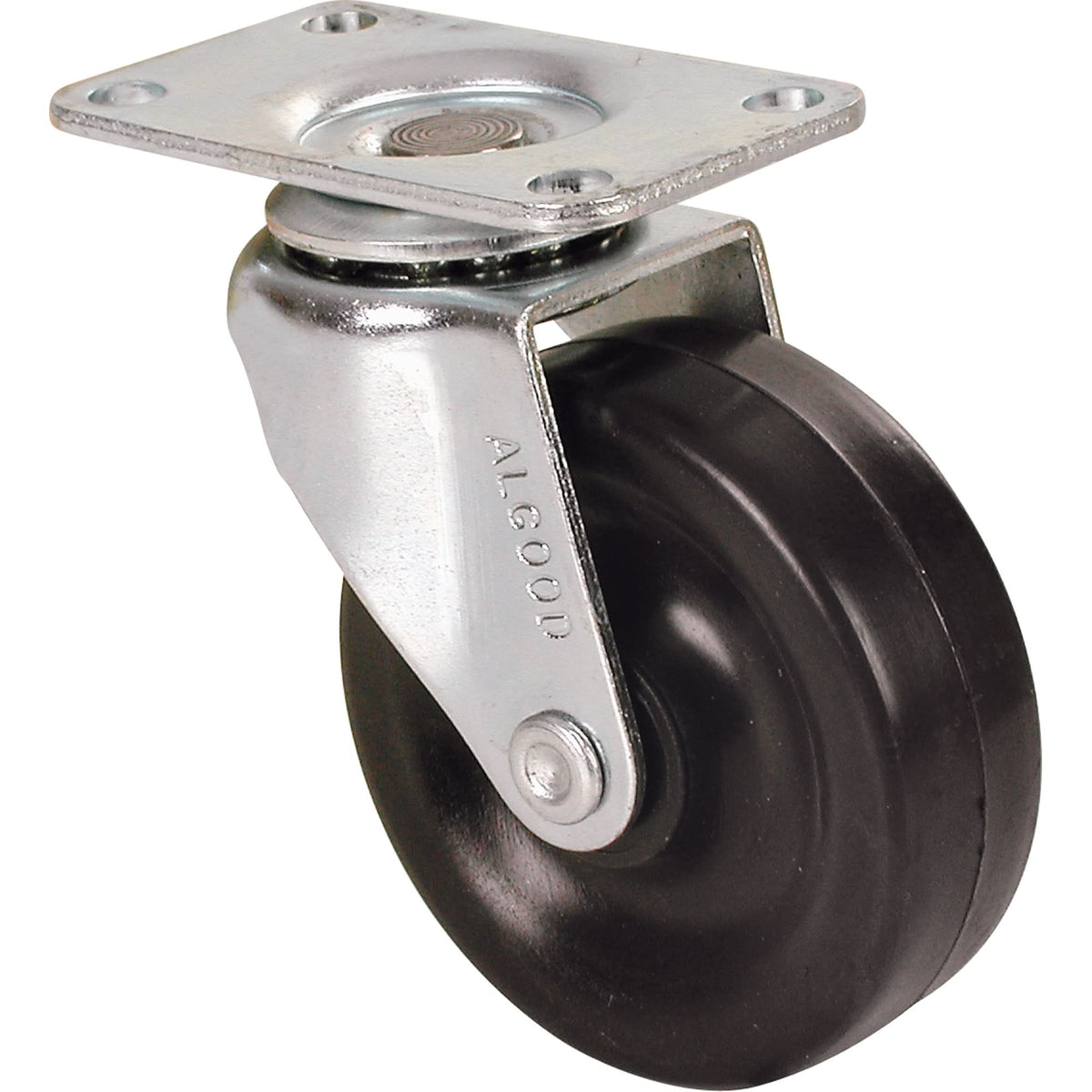 General Purpose Caster, Rigid, 3" (76 mm), Polyolefin, 90 lbs. (40.8 kg.)