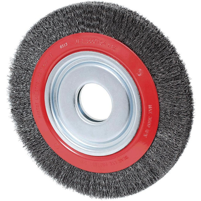 101C-2M Crimped Wire Wheel, 7" Dia., 0.014" Fill, 1/2" - 2" Arbor
