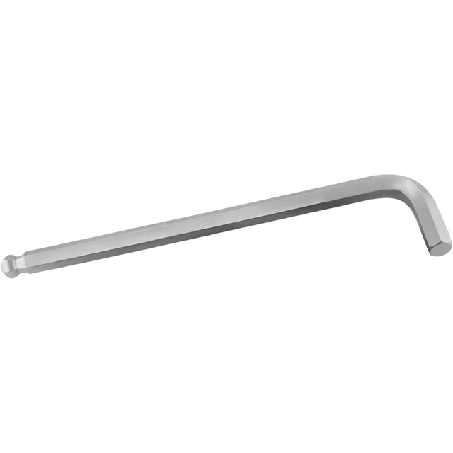 Long Arm Hex Key Wrench, Ball End, 10 mm x L Shape