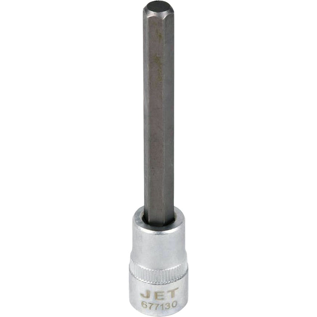 Bit Socket, Hex, 1/4" x 4" L, 3/8" Drive