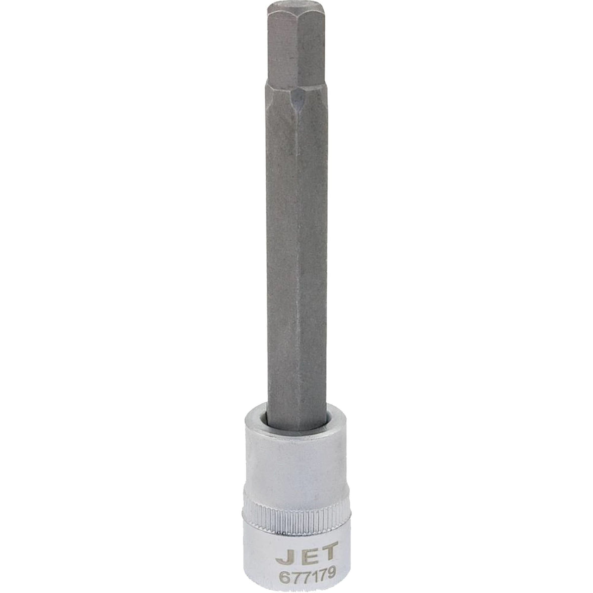 Bit Socket, Hex, 10 mm x 4" L, 3/8" Drive