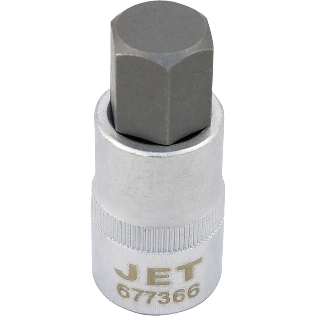 Bit Socket, Hex, 12 mm x 2" L, 1/2" Drive