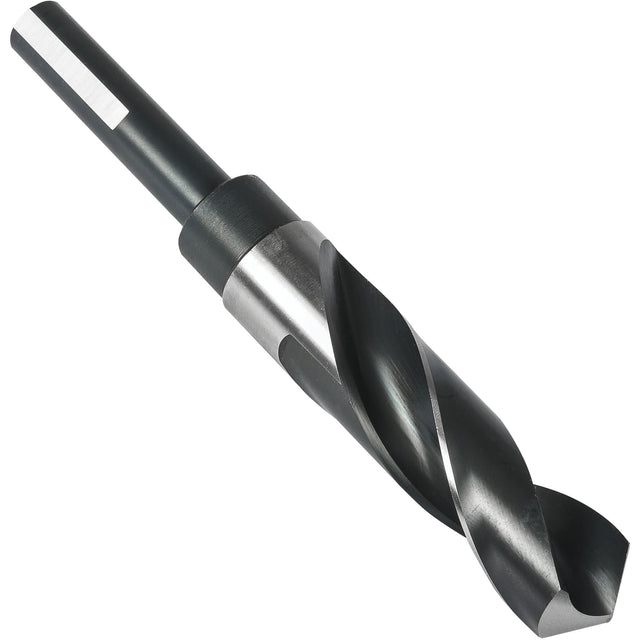 Reduced Shank Drill Bit, 45/64", High Speed Steel, 3" Flute, 118° Point