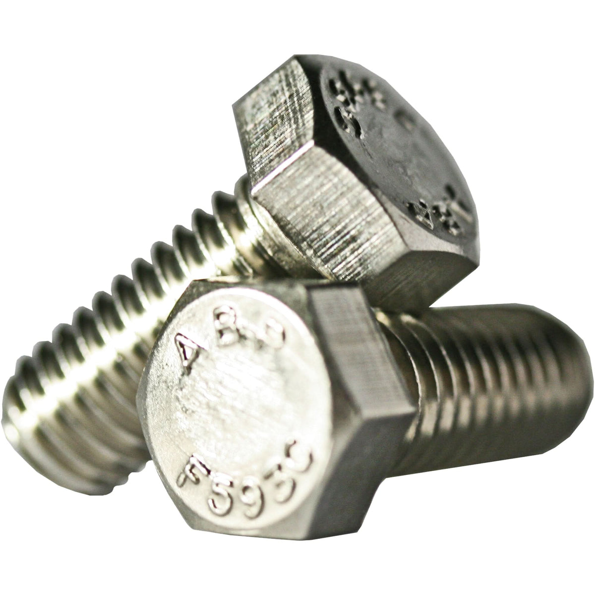 Hex Head Cap Screw, 1/2" Dia., 5" L, Stainless Steel, Coarse, Grade 18-8 Stainless Steel