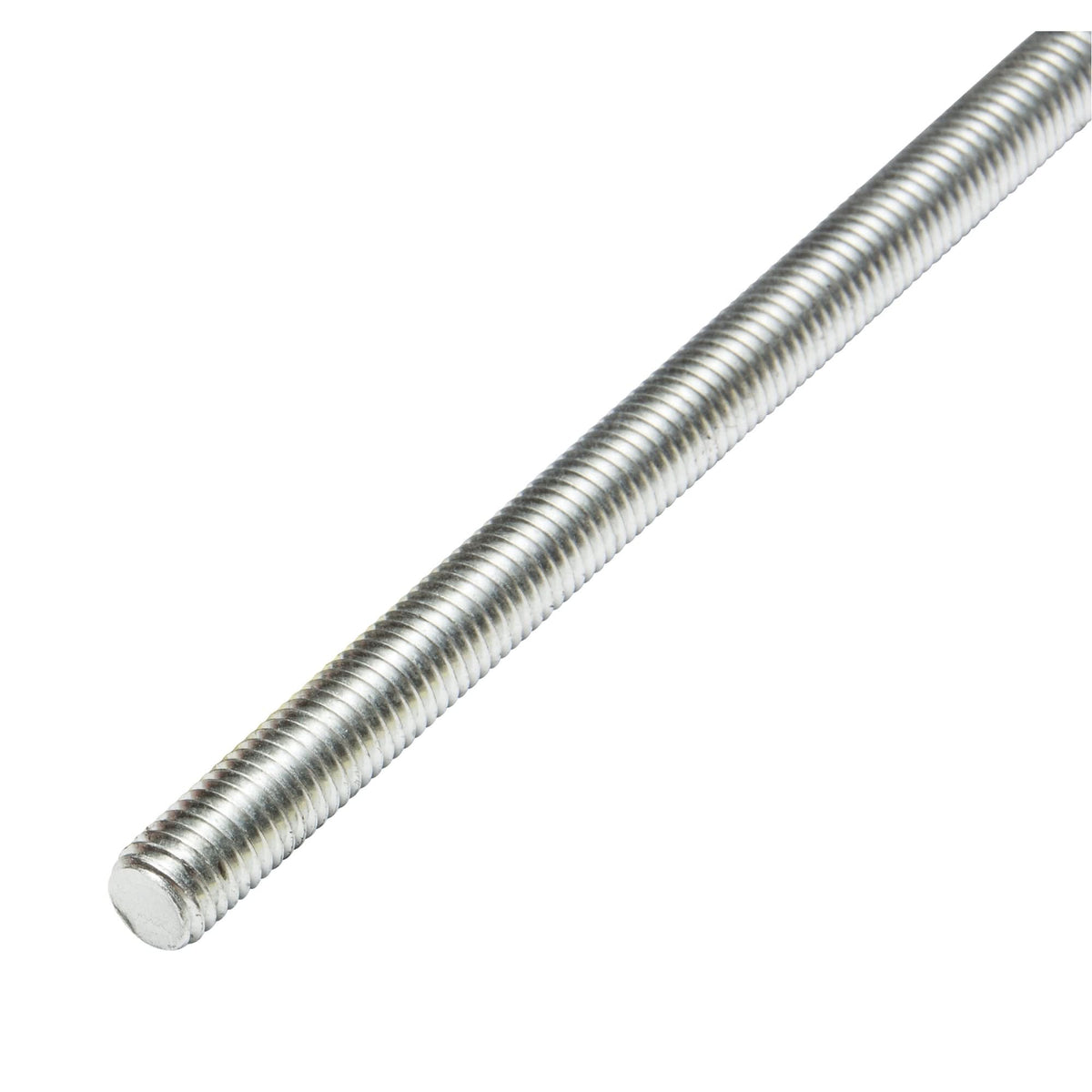 Threaded Rod, 1/2"-13, 144" L, Zinc Plated, Grade 2 Grade
