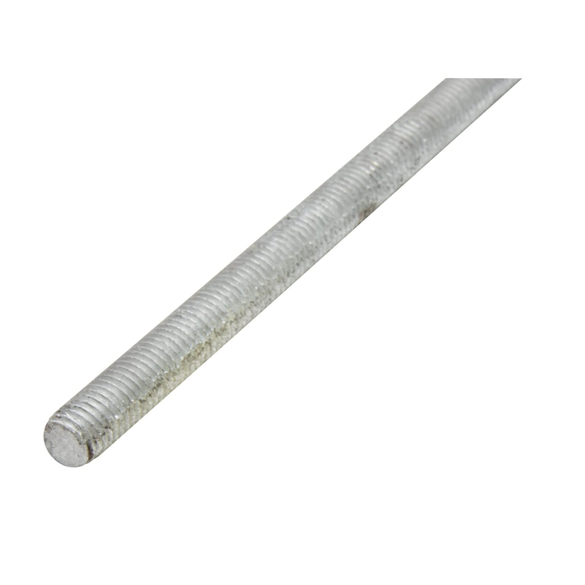 Threaded Rod, 1"-8, 144" L, Galvanized, Grade 2 Grade