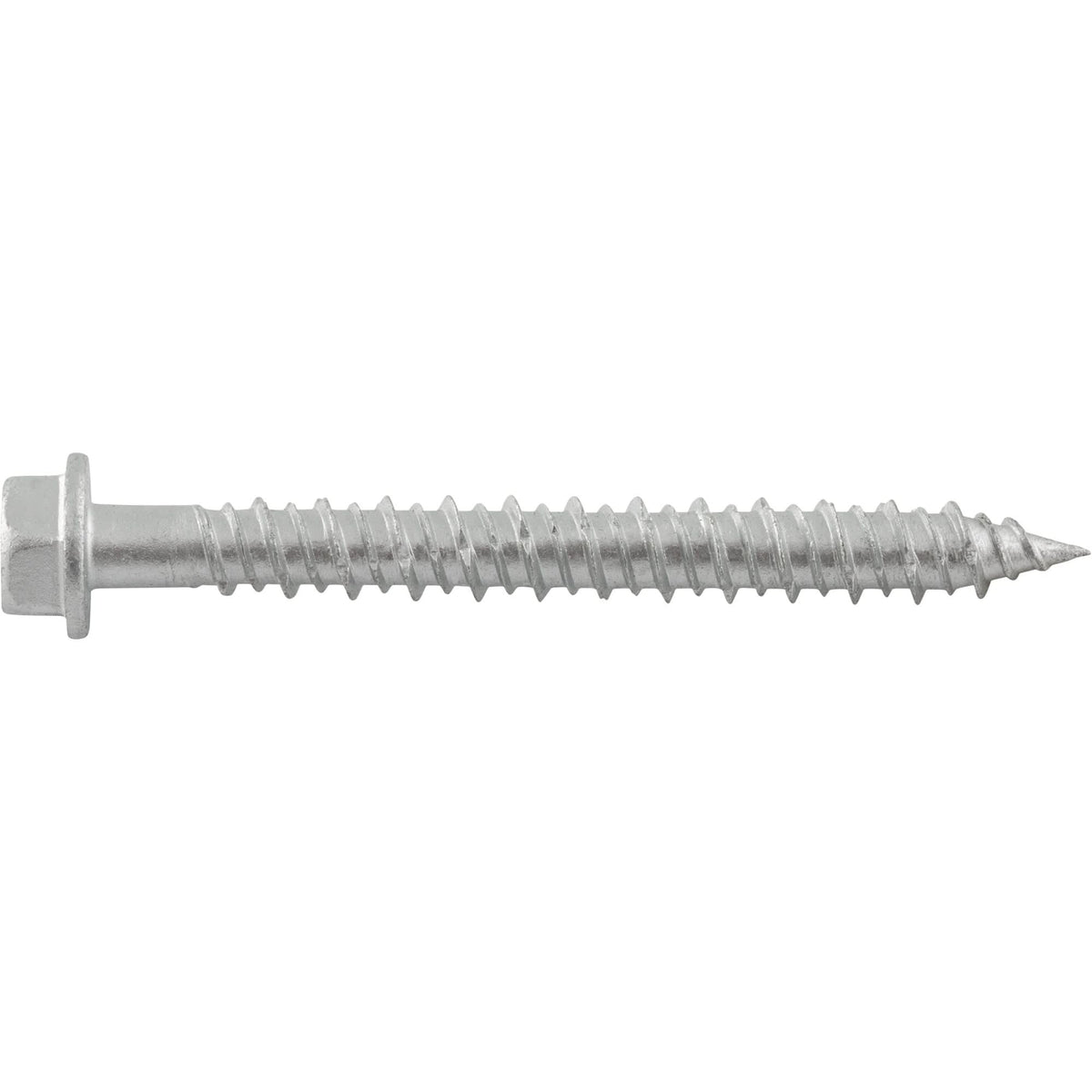 Aggre-Gator Concrete Screw, 1/4" x 2-3/4" L, Stainless Steel