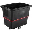 Heavy-Duty Utility Truck, Black Recycled Plastic, 44-3/8" L x 31" W x 38-1/4" H, 16 cu. ft. Volume, 1000 lbs. Capacity
