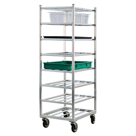 Shelf Cart, 8 Tiers, 20-7/8" W x 67" H x 27" D, 600 lbs. Capacity