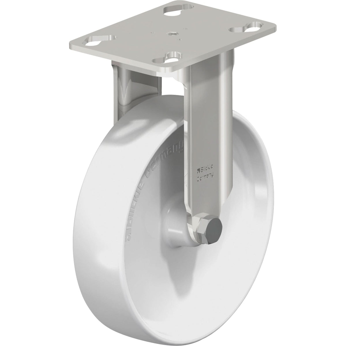 Caster, Rigid, 5" (127 mm), Nylon, 265 lbs. (120 kg.)