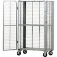 FST Series Folding Security Truck, 1 Tiers, 27" L x 45" W x 77" H, 2000 lbs. Cap.