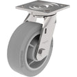 21 Series Medium-Duty Caster, Swivel, 8" (203.2 mm), Urethane, 1000 lbs. (453.6 kg.)