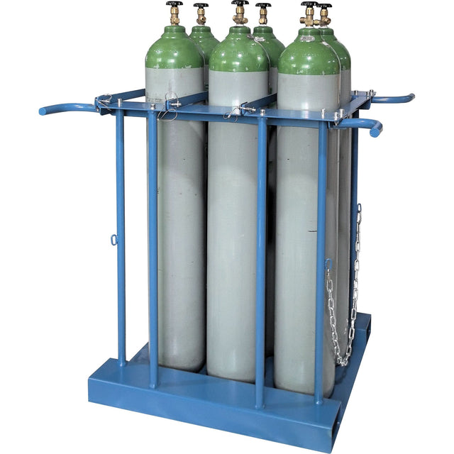 6-Cylinder Forklift Cylinder Storage Caddy