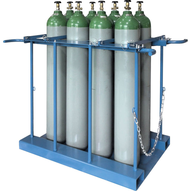 8-Cylinder Forklift Cylinder Storage Caddy
