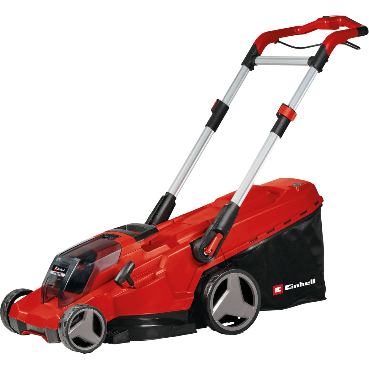 Cordless Push Lawn Mower Kit, Push Walk-Behind, Battery Powered, 17" Cutting Width