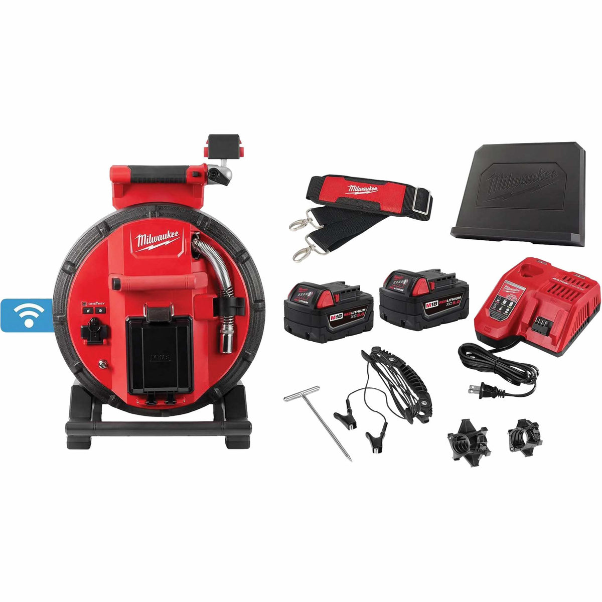 M18™ 100’ Flexible Modular Pipeline Inspection System, 25 mm (1") Camera Head