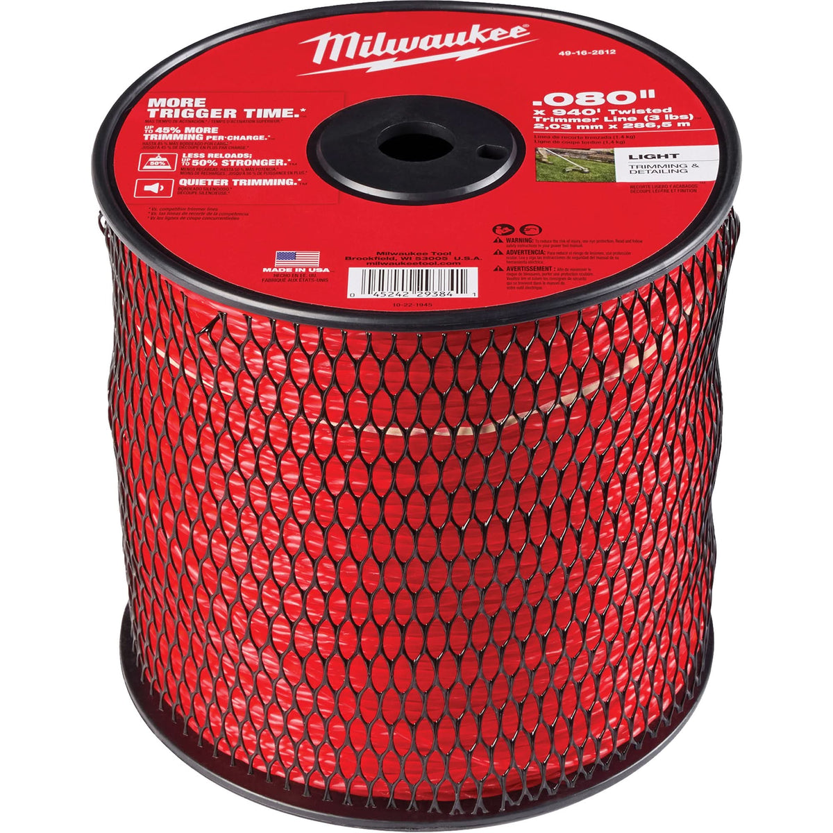 0.080" x 940’ (3 lbs.) Twisted Trimmer Line