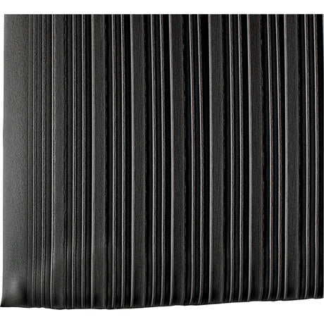 Deluxe Tuf Sponge No. 442 Mats, Ribbed, 3' x 5' x 5/8", Black, PVC Sponge