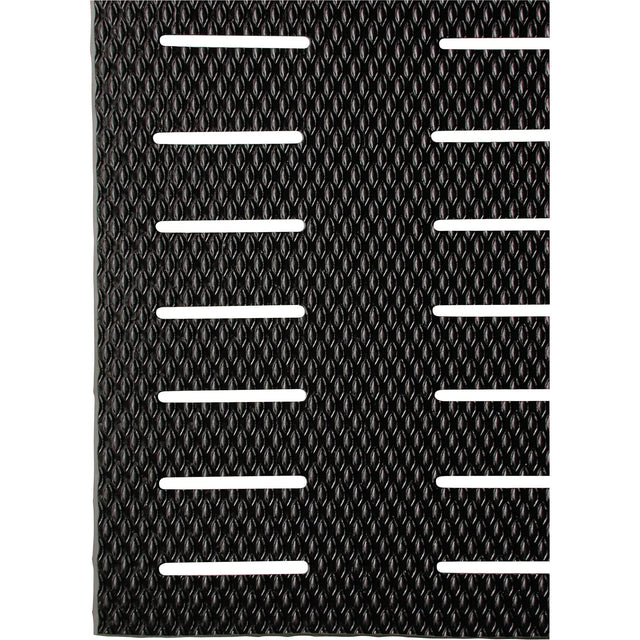Kushion Walk No. 475 Mats, Slotted, 2' x 60' x 3/8", Black, PVC