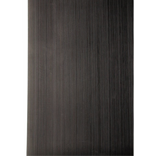 Non-Conductive Corrugated Switchboard No.702 Matting, 3' W x 75' L, 1/4" Thickness, Black, PVC