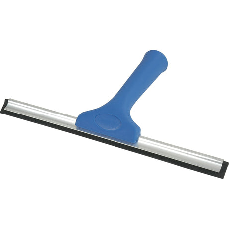 Window Squeegees, 14", Rubber, Metal Frame