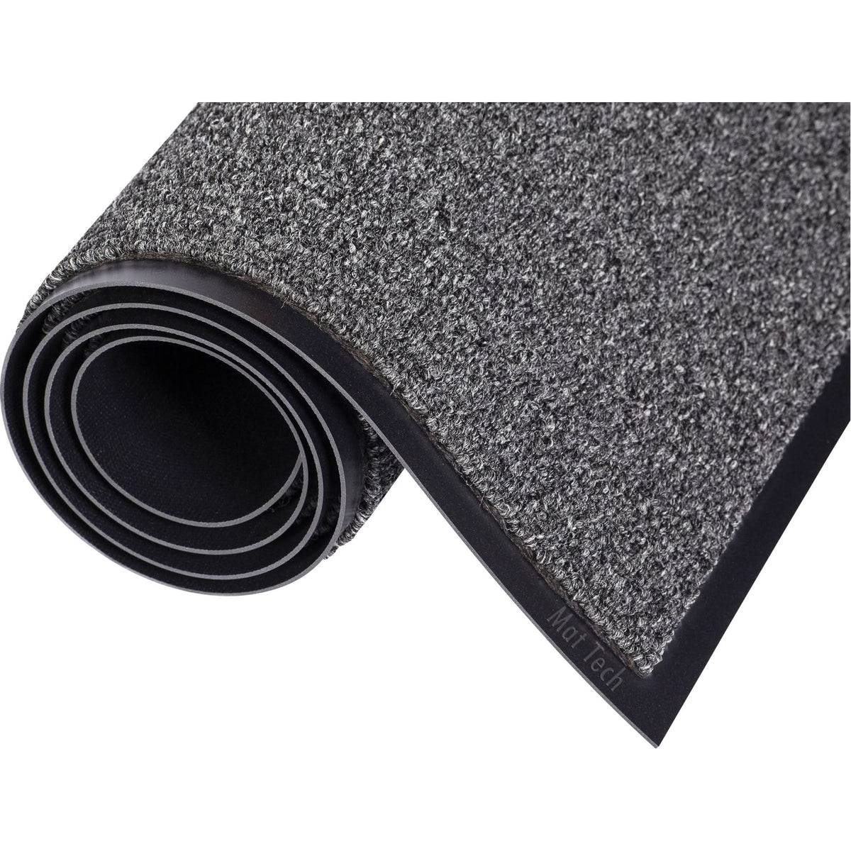 Walk-A-Way™ Mat, Wiper, 6' x 8' x 5/16", Charcoal