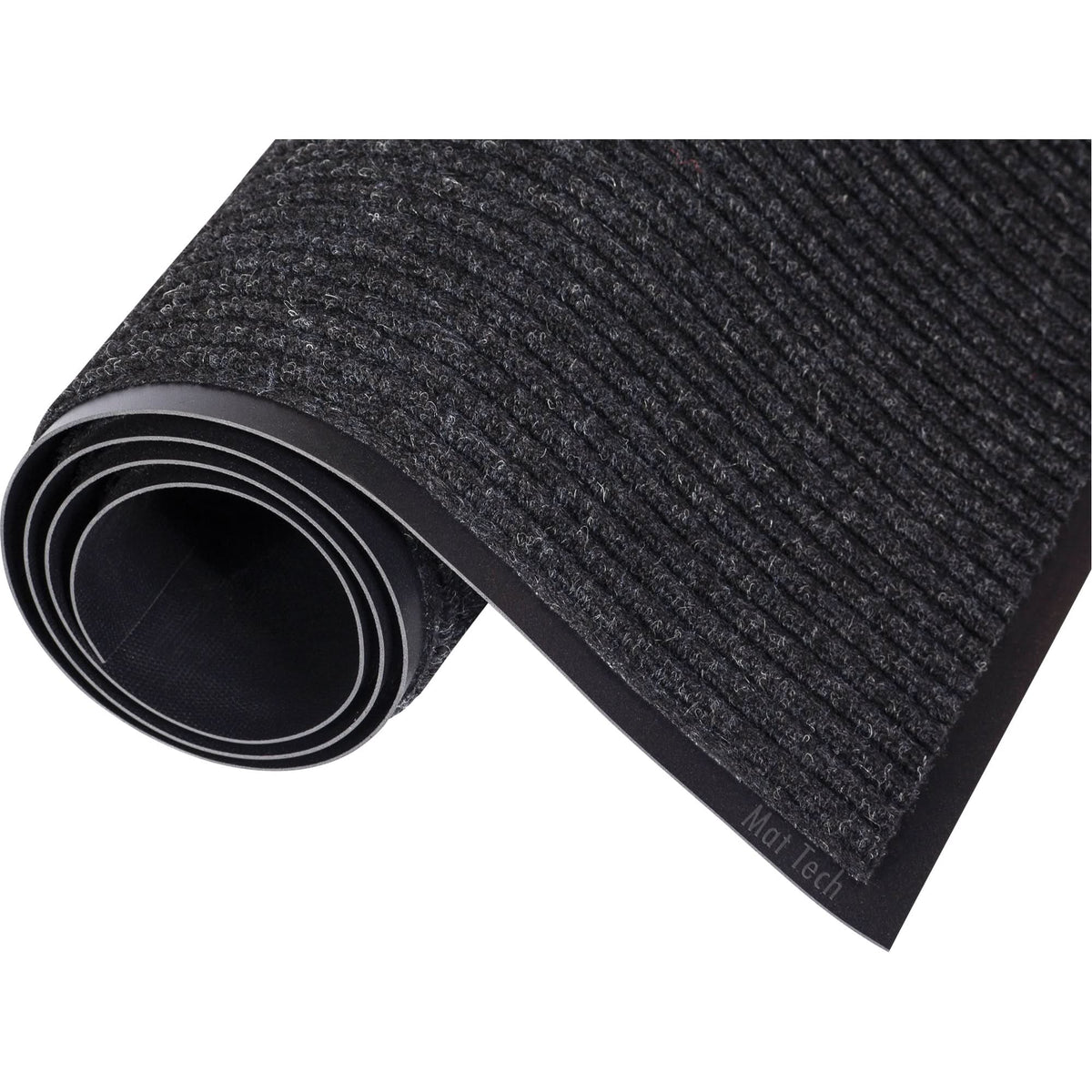 Needle-Rib™ Matting, Wiper/Scraper, 6' x 46' x 15/16", Brown