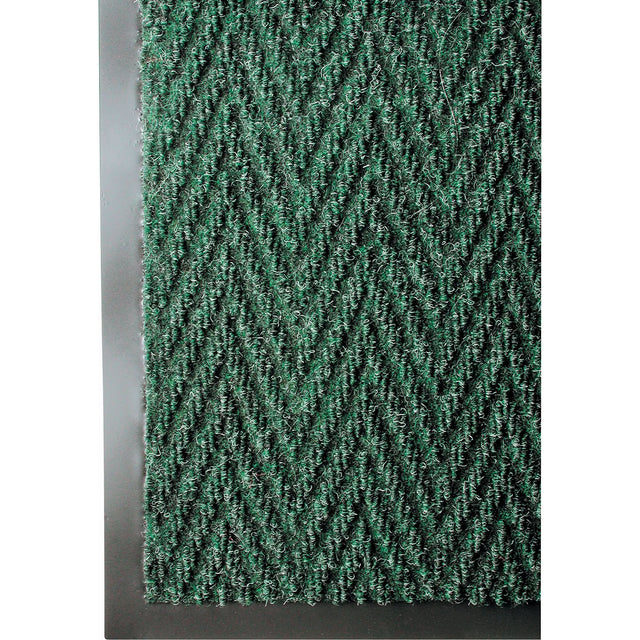 Chevron™ Matting, Wiper/Scraper, 6' x 10' x 5/16", Green