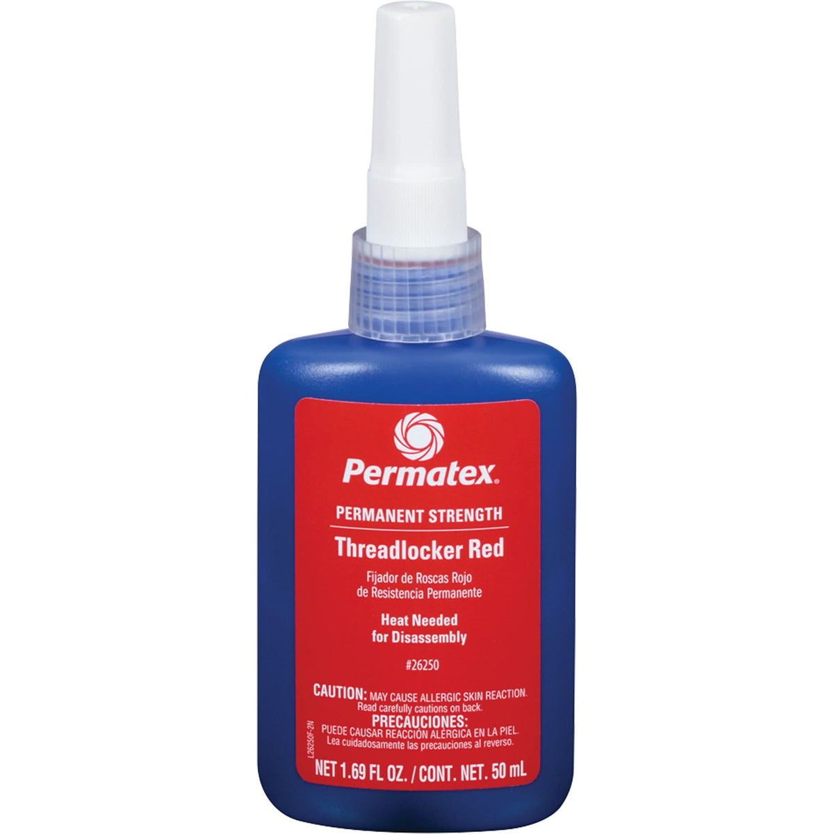 Threadlocker, Red, High, 50 ml, Bottle