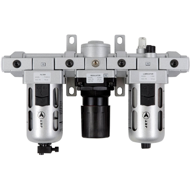 AFRLMS12 3-Piece Standard Air Filter, Regulator & Lubricator, 1/2" NPT