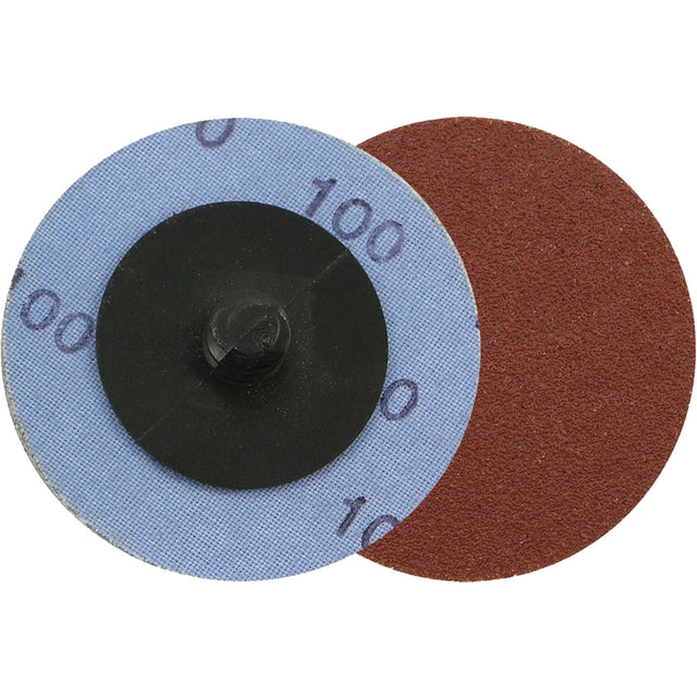 Cloth Back Sanding Disc, 2" Dia., A50 Grit, Aluminum Oxide