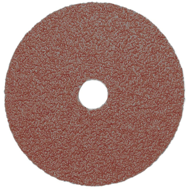 Resin Fibre Sanding Disc, Aluminum Oxide, A120, 5" Dia x 7/8" Arbor