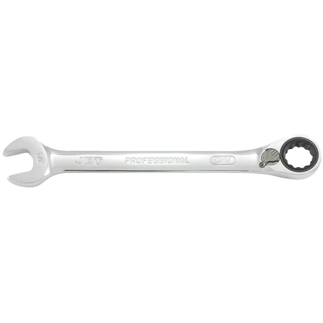 Long Pattern Reversible Ratcheting Combination Wrench, 5/16", Chrome Finish