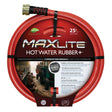 Hot Water Hose, Rubber, 3/4" dia. x 50' L
