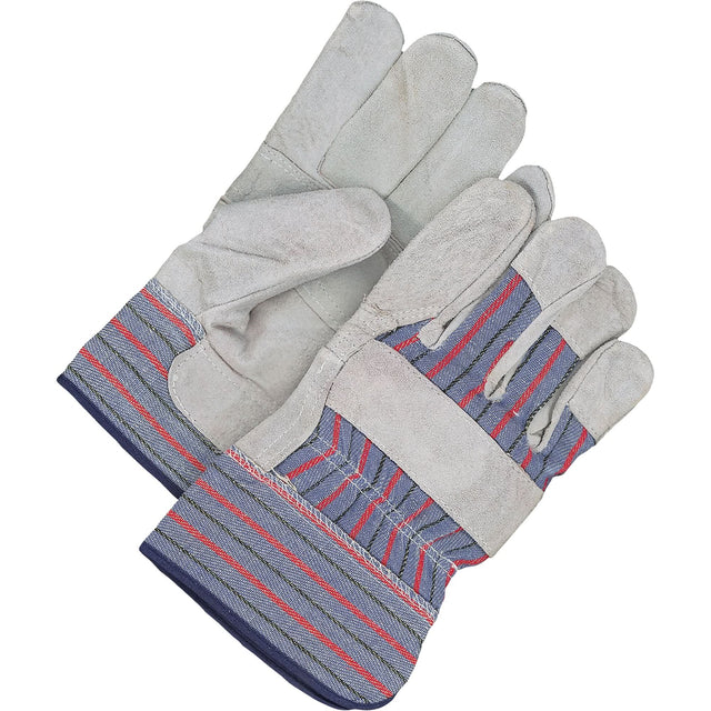 Classic Fitter Gloves with Patch Palm, One Size, Split Cowhide Palm, Fleece Inner Lining