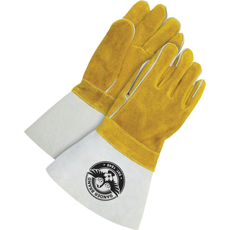 Welder Gloves with 5" Cuff, Split Cowhide, Size One Size