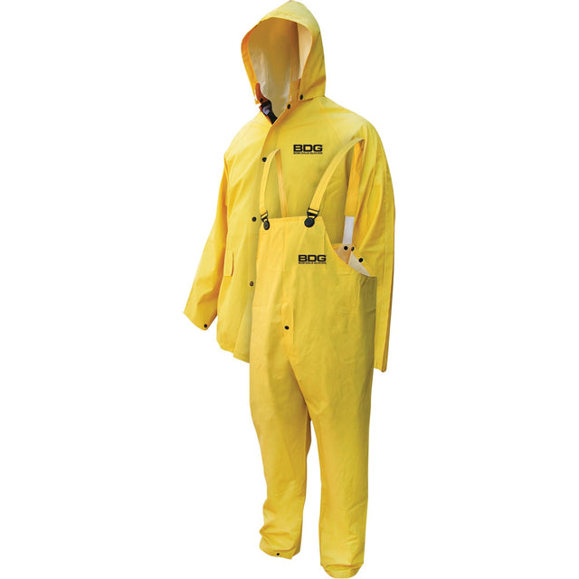 Deny™ 3-Piece FR Rainwear Suit, Large, Yellow