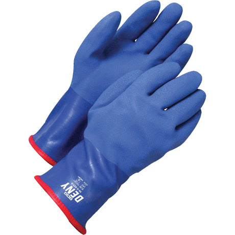 Deny™ Coated Gloves, Size 9, 12" L, PVC, Acrylic Inner Lining