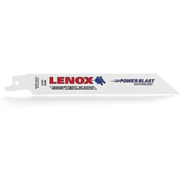 General Purpose Reciprocating Saw Blade, Bi-Metal, 10 TPI, 6" L x 3/4" W