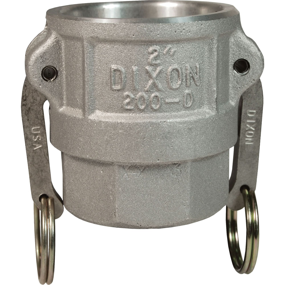 Cam & Groove Coupler, Aluminum, Type D, 1-1/2", Male NPT, 250 PSI