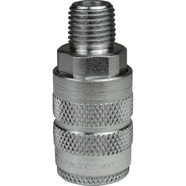 F-Series Pneumatic Manual Coupler, Steel, 1/2", Male NPTF, 500 psi