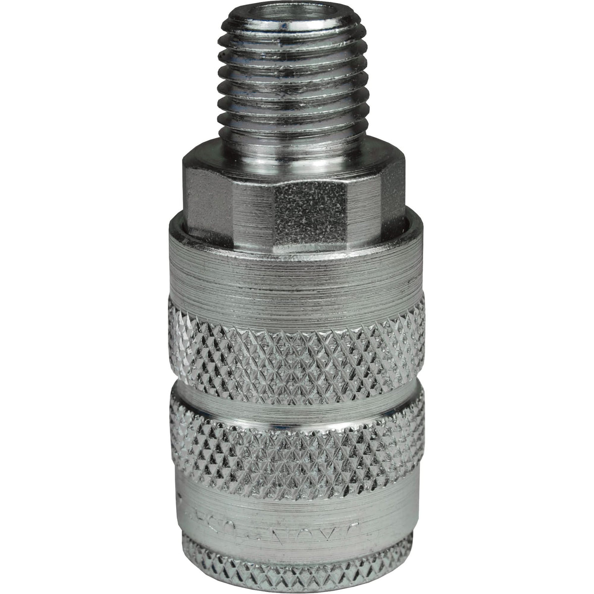 F-Series Pneumatic Manual Coupler, Steel, 1/4", Female NPTF, 500 psi